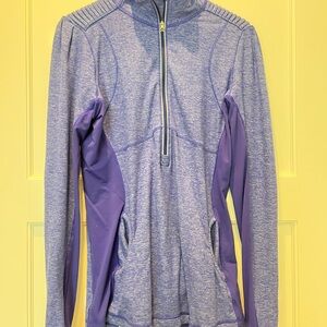 Lululemon Purple Half-Zip Athletic Pullover